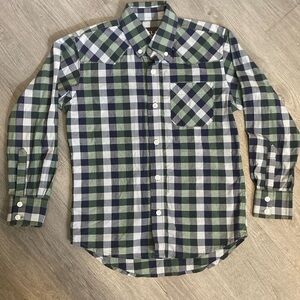 Boys Pintlar Plaid Button Shirt